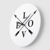 monogrammed liefde grote klok (Hoek)
