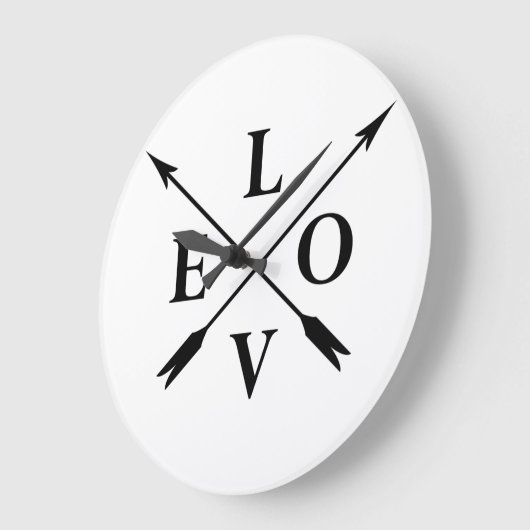 monogrammed liefde grote klok (Hoek)