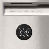 monogrammed liefde magneet (Insitu (Vaatwasser))