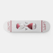 Monogrammed "Life's Short" Skateboard (Horizontaal)