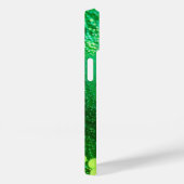 Monogrammed Lime Groene Glitter Case-Mate iPhone Case (Achterkant / Rechts)