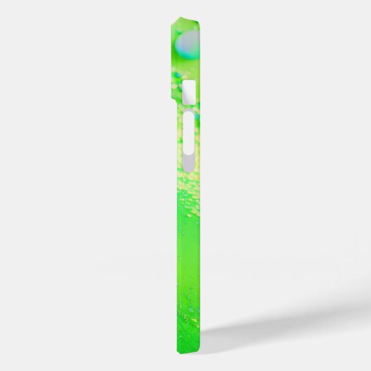 Monogrammed Lime Groene Glitter Case-Mate iPhone Case (Achterkant / Links)