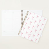 Monogrammed Little Bow Pink Planner (Display)