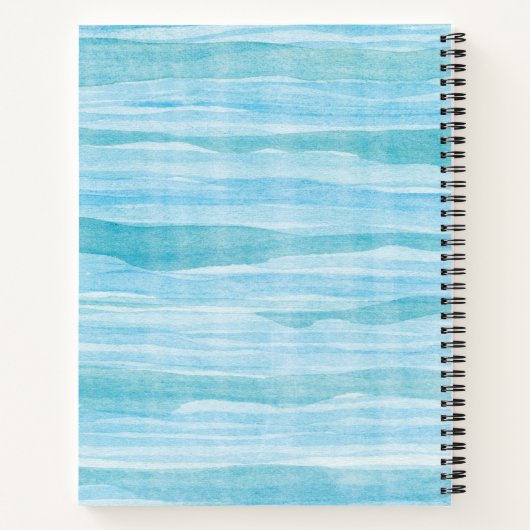 Monogrammed Luau Tiki Bar Party Guest Notitieboek (Achterkant)