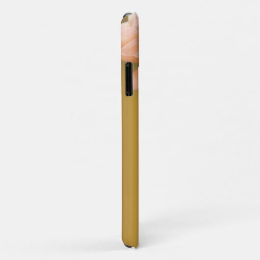 Monogrammed Luxury Gold background Wilde flower Case-Mate iPhone Case (Achterkant/rechts)