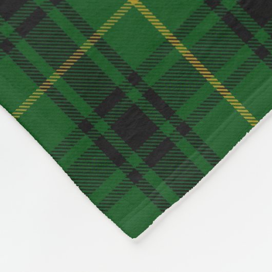 Monogrammed MacArthur Tartan Fleece Blanket (Hoek)