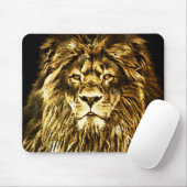 Monogrammed Majestic Gold Lion Muismat (Met muis)