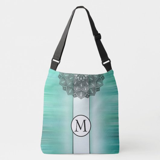 Monogrammed Mandala Crossbody Tas (Voorkant)