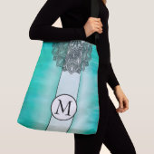 Monogrammed Mandala Crossbody Tas (Dichtbij)