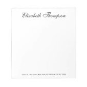 Monogrammed Manuscript Notitieblok (Voorkant)