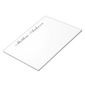 Monogrammed Manuscript Notitieblok (Schuin)