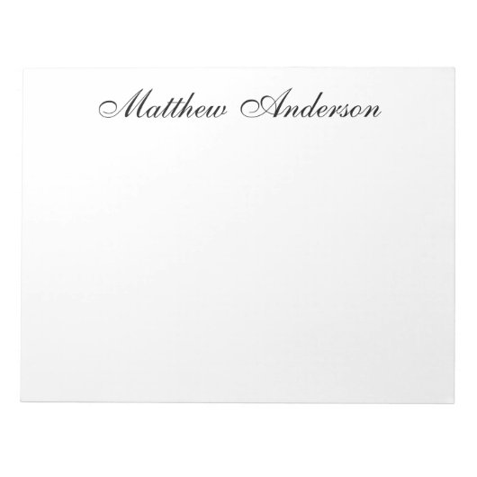 Monogrammed Manuscript Notitieblok (Voorkant)