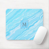 Monogrammed Marble Muismat (Met muis)