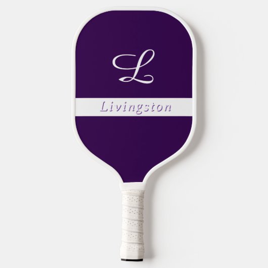 Monogrammed met de naam Pickleball Paddle (Achterkant)