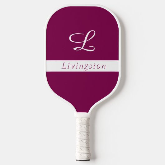 Monogrammed met de naam Pickleball Paddle (Voorkant)