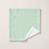 Monogrammed Mint Groen gekleurd Bad Handdoek (Wasdoekje)