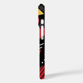 Monogrammed Modern Geometrisch Abstract Case-Mate iPhone Case (Achterkant / Links)