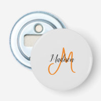 Monogrammed Modern Handschrift Naam Initiaal