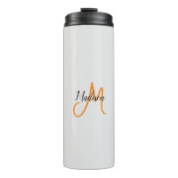 Monogrammed Modern Handschrift Naam Initiaal