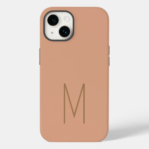 Monogrammed Modern Plain Initiaal Case-Mate iPhone 14 Hoesje