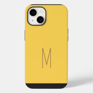 Monogrammed Modern Plain Initiaal iPhone 14 Hoesje