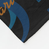 Monogrammed Moderne Collage van Initialen & Namen Fleece Deken (Hoek)