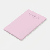 Monogrammed Moderne Handschrifsnaam Initialen Post-it® Notes (Schuin)