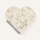 Monogrammed moerbeipapier Mooie herinneringen Notitieboek (Voorkant)