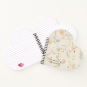 Monogrammed moerbeipapier Mooie herinneringen Notitieboek (Binnen)