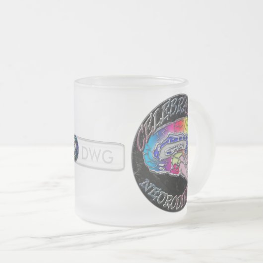 Monogrammed Mok van de Neurodiversiteit vieren (Voorkant rechts)