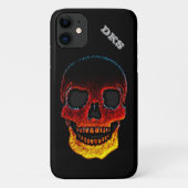 Monogrammed Molten Lava LOOK Skull iPhone 1 Hoesje (Achterkant)
