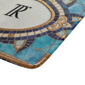 Monogrammed Mosaic Glass Cutting Board Snijplank (Hoek)