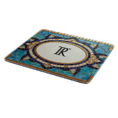 Monogrammed Mosaic Glass Cutting Board Snijplank (Hoek)