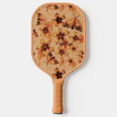 Monogrammed Moth Meadow Amber Pickleball Paddle (Achterkant)
