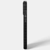 Monogrammed "N" Faux Carbon Fiber OtterBox Case-Mate iPhone Case (Achterkant / Links)