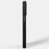 Monogrammed "N" Faux Carbon Fiber OtterBox Case-Mate iPhone Case (Achterkant / Rechts)