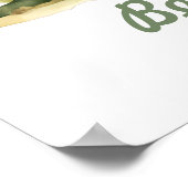 Monogrammed naam kwekerij Poster Woodland letter B (Hoek)