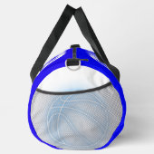 Monogrammed Naam & Positie in Blauw/Wit | plunje Plunjezak (Rechts)