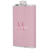 Monogrammed Name Initial Pink Custom Heupfles (Links)