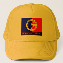 Monogrammed Native American Comanche Nation Flag Trucker Pet