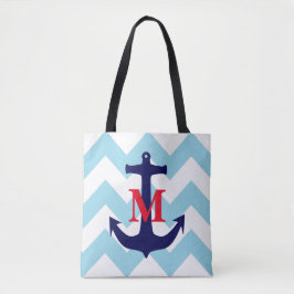 Monogrammed Nautisch Tas