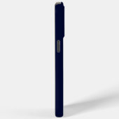 Monogrammed Navy Blue Case-Mate iPhone Case (Achterkant / Rechts)