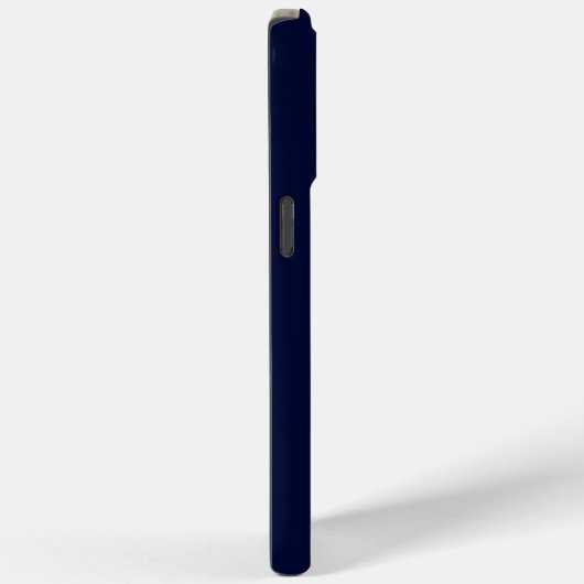 Monogrammed Navy Blue Case-Mate iPhone Case (Achterkant / Rechts)