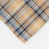 Monogrammed Nieuwe Huis Familienaam Fleece Deken (Hoek)