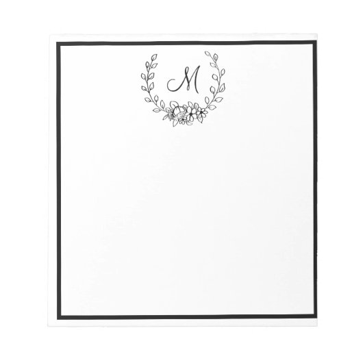 Monogrammed Note Pad Notitieblok (Voorkant)