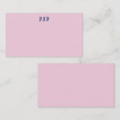 Monogrammed Notecard Notitiekaartje (Voorkant / Achterkant)