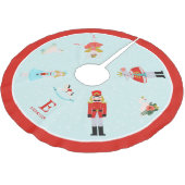 Monogrammed Notenkraker Ballet Karakters Kerstboom Rok (Gekanteld)