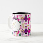 Monogrammed Nutkraker Suite Tea Coffee Mok (Voorkant links)