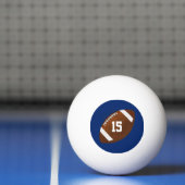 Monogrammed of Numbered Football Ping Pong Balls Pingpongbal (Net)