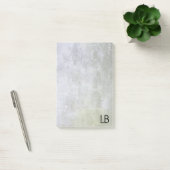 Monogrammed Old Stone Wall Grunge Texture Post-it® Notes (Kantoor)